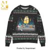 The Neverending Story Knitted Ugly Christmas Sweater – Navy