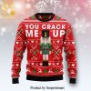 The Nutcracker Reindeer Knitted Ugly Christmas Sweater