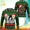 The Sassenach Blended Scotch Whisky Snowflake Knitted Ugly Christmas Sweater