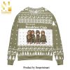 The Sassenach Blended Scotch Whisky Snowflake Knitted Ugly Christmas Sweater