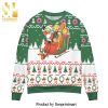 The Simpsons Sleigh Knitted Ugly Christmas Sweater