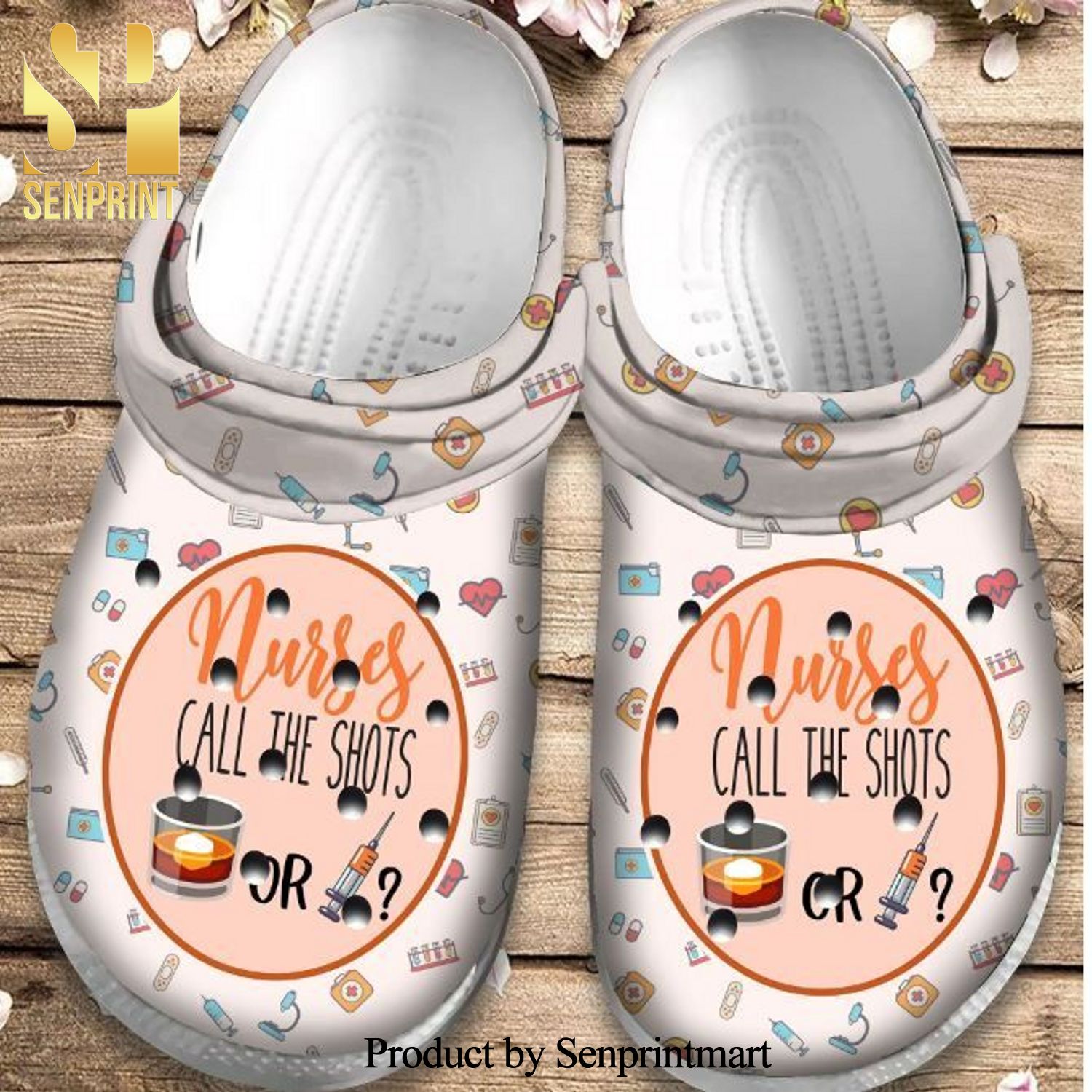 Nurses Call The Shots Gift For Lover Street Style Crocs Crocband