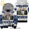 Backstreet Boys Christmas Knitting Pattern Fan Quilt Blanket Street Style All Over Print Unisex Fleece Hoodie