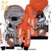 Baltimore Orioles Mlb Fans Skull Hot Outfit All Over Print Unisex Fleece Hoodie