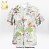 Chivas Regal Palm Tree Pattern Full Printing Aloha Summer Beach Hawaiian Shirt – White Blue