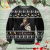 The Ultimate Warrior Poster Knitted Ugly Christmas Sweater