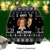 The X Files The Truth Is Out There Knitted Ugly Christmas Sweater