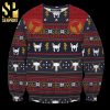 Thunder Fightening Galileo Bohemian Rhapsody Queen Knitted Ugly Christmas Sweater