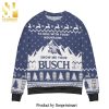 To Hell With Your Mountains Show Me Your Busch Knitted Ugly Christmas Sweater