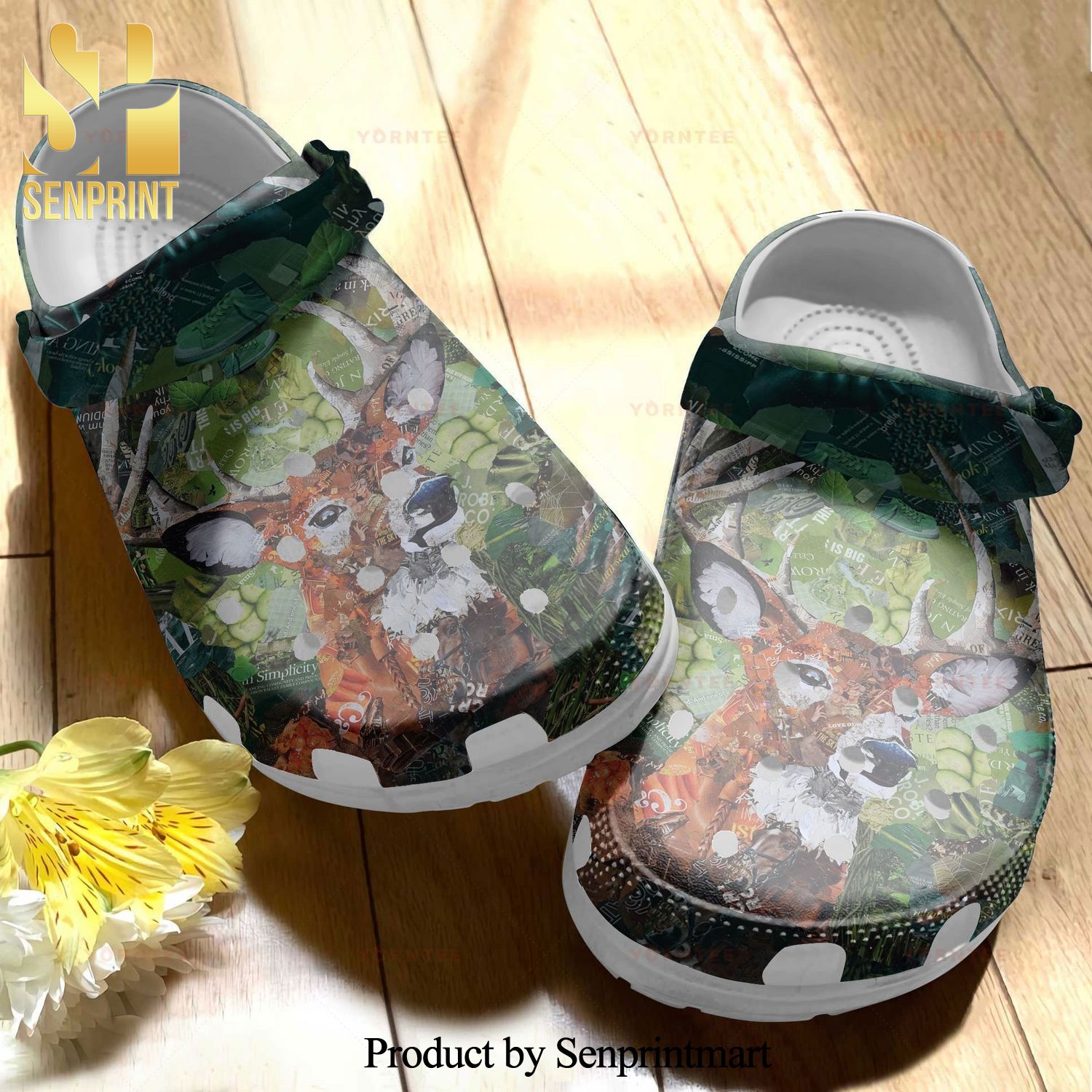 Oh Deer Art Gift For Lover All Over Printed Crocs Crocband Clog