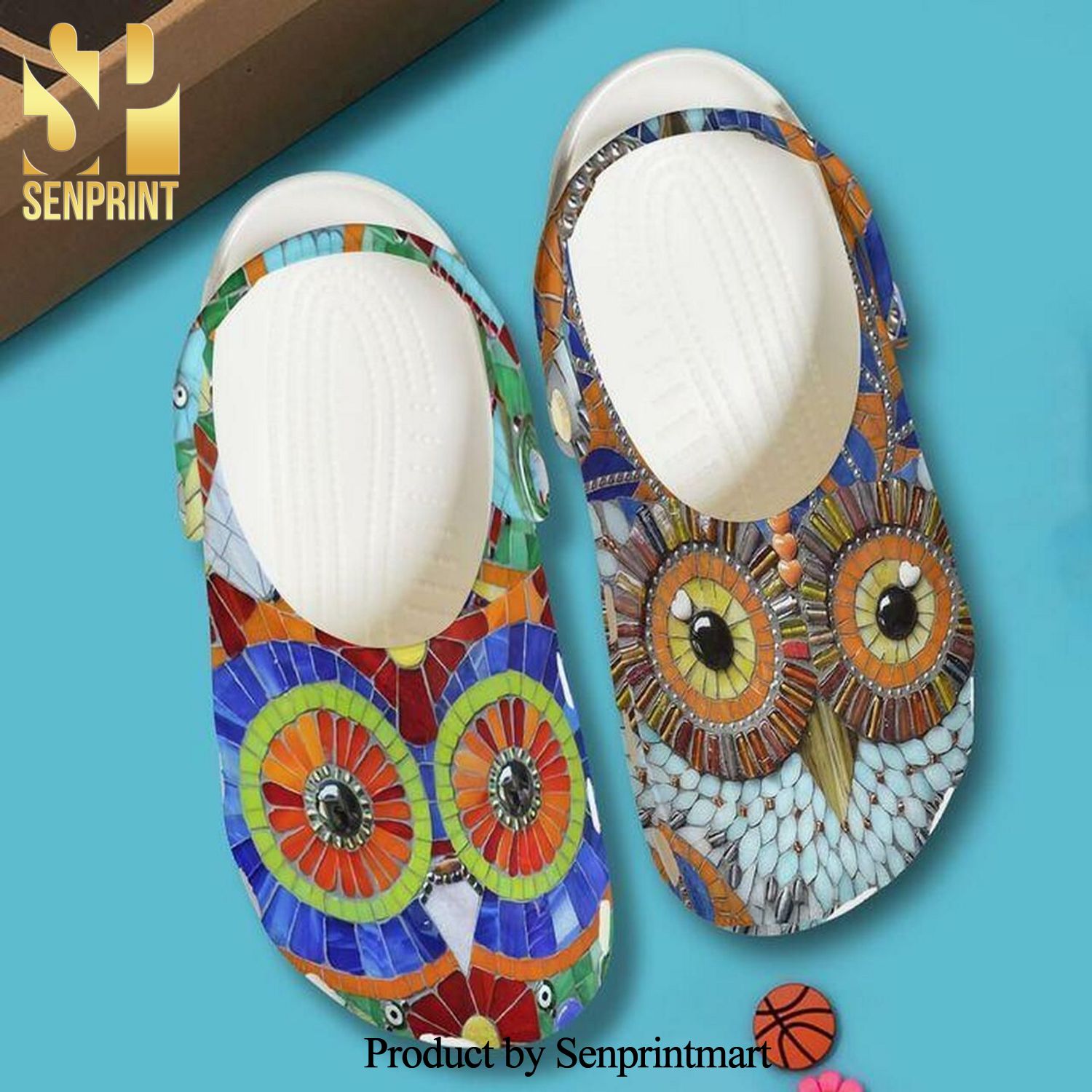 Owl Glass Personalized 102 Gift For Lover Full Printed Crocs Crocband Adult Clogs