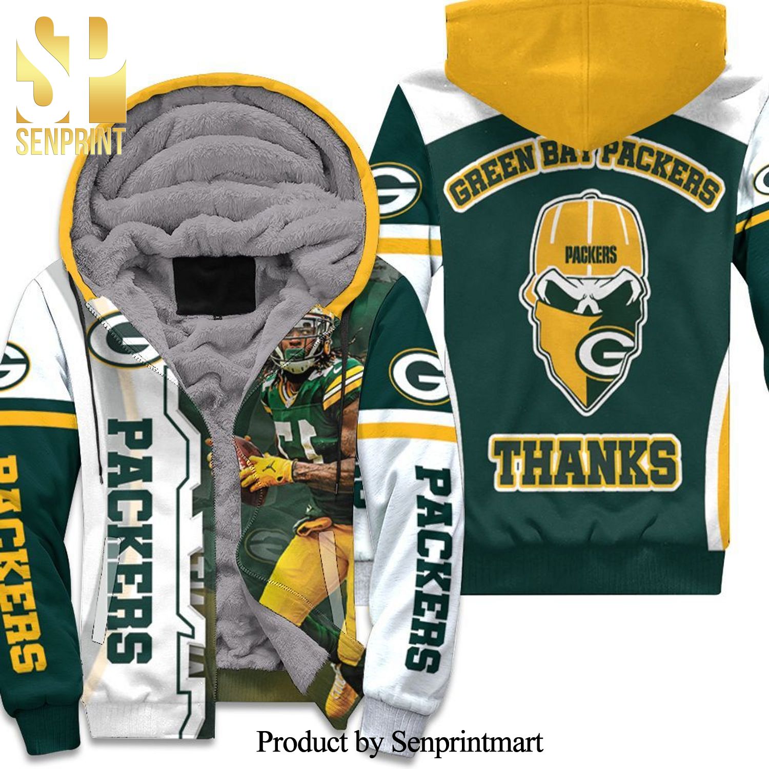 Billy Turner Green Bay Packers Thanks NFL Super Bowl Championship Best Team New Type Unisex Fleece Hoodie
