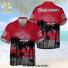 Coors Light Funny Pineapple Full Printing Hawaiian Shirt And Beach Short