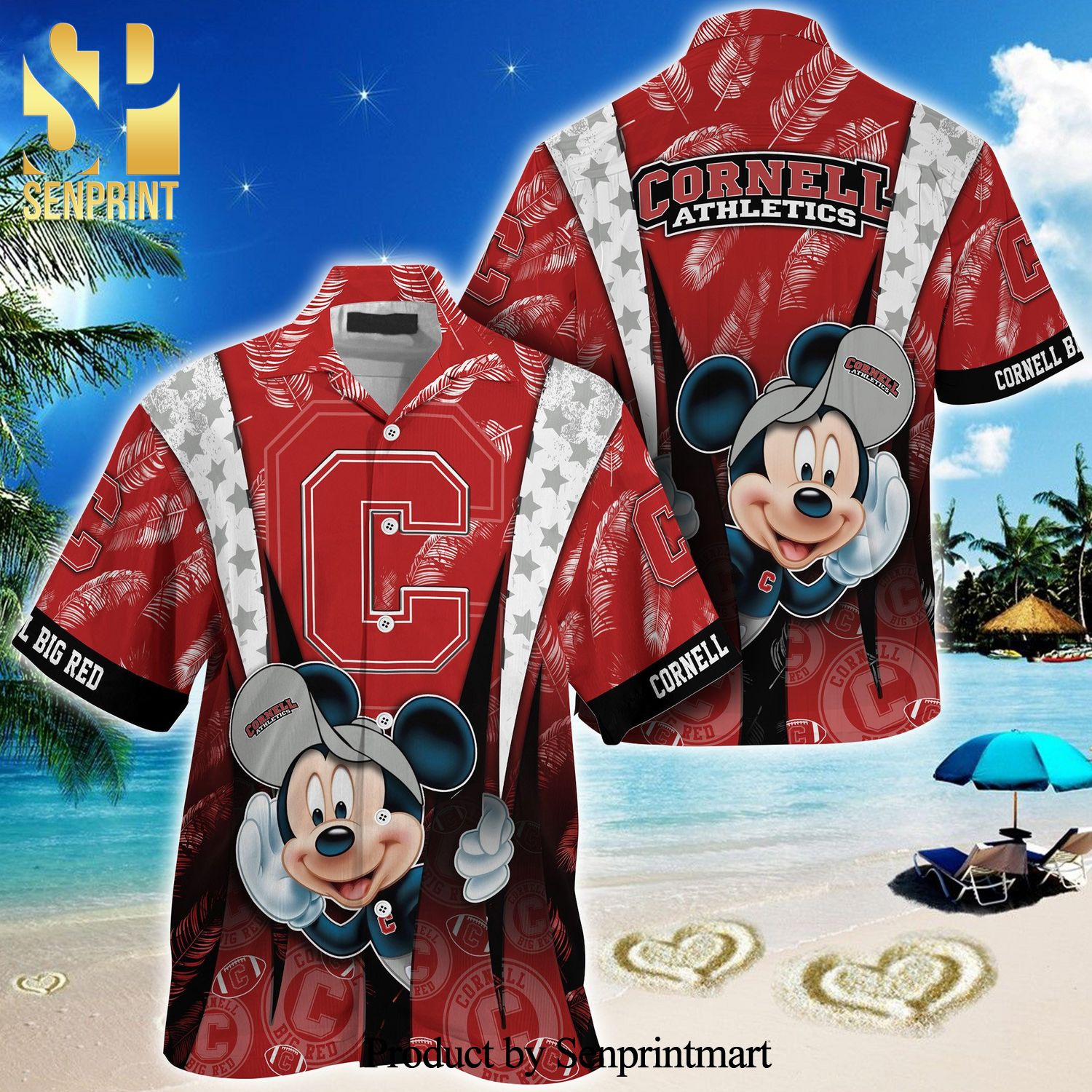 Cornell Big Red Summer Hawaiian Shirt For Your Loved Ones This Season