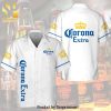 Corona Extra Beer Full Printing Flowery Hawaiian Shirt – Light Yellow