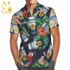 Corona Extra Beer Full Printing Summer Short Sleeve Hawaiian Beach Shirt