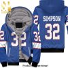 Buffalo Bills 27 Tredavious White AFC West Division Champions High Fashion Unisex Fleece Hoodie