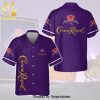 Crown Royal Canadian Whisky Full Printing Flower Aloha Summer Beach Hawaiian Shirt – Black Purple