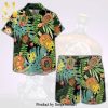 Crown Royal Collections Beach Waves Full Printing Aloha Summer Beach Hawaiian Shirt – Beige