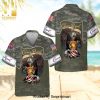 Crown Royal Flame Smiling Death Full Printing Aloha Summer Beach Hawaiian Shirt – Black