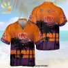 Crown Royal Full Printing Flowery Aloha Summer Beach Hawaiian Shirt – White Purple