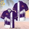Crown Royal Palm Tree Full Printing Hawaiian Shirt And Beach Short – White