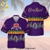 Crown Royal Praying Death Full Printing Aloha Summer Beach Hawaiian Shirt – Black