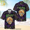 Crown Royal Skull Emotions Full Printing Aloha Summer Beach Hawaiian Shirt – Black