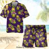 Crown Royal Surfing Tropical Forest Full Printing Aloha Summer Beach Hawaiian Shirt – Beige