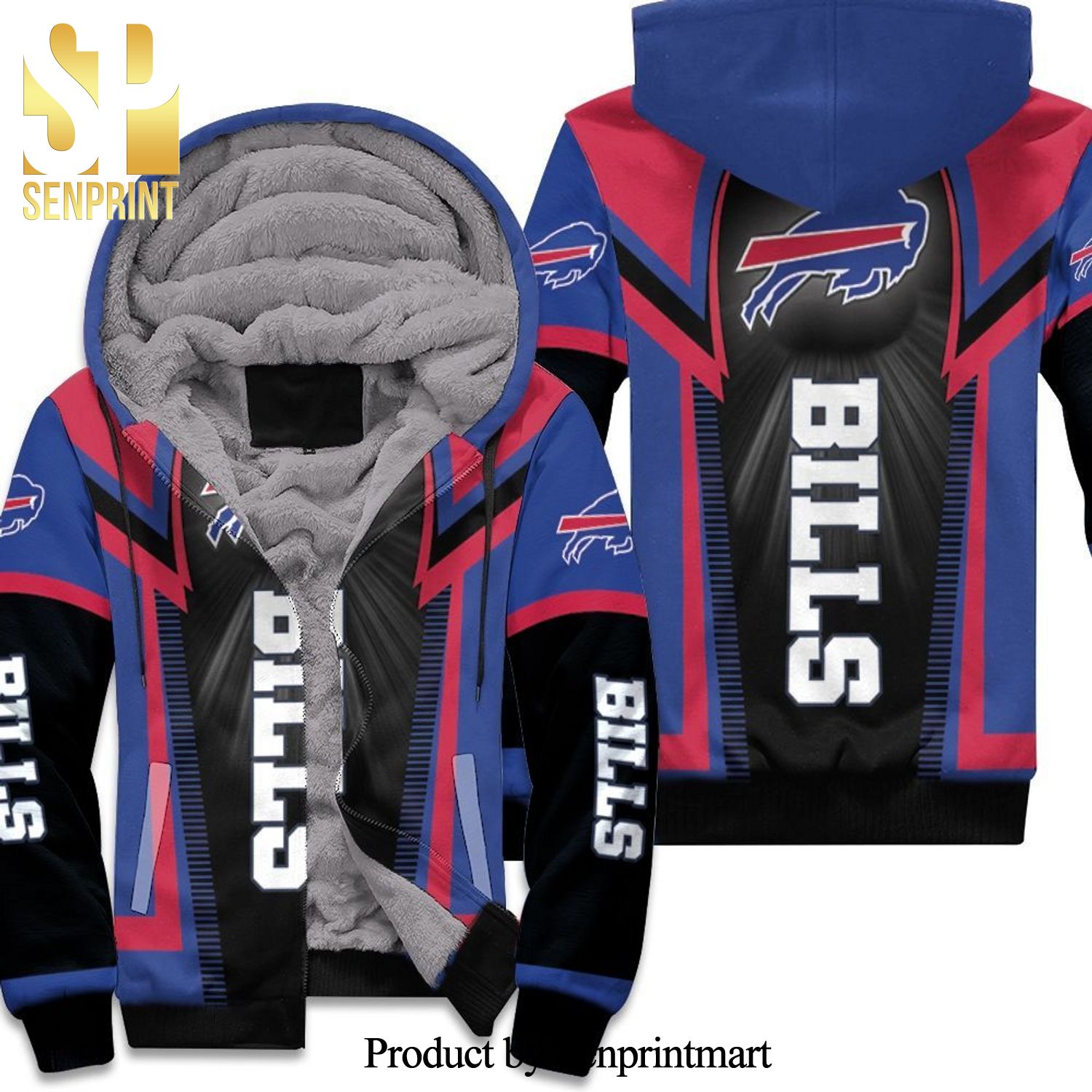 Buffalo Bills Best Combo 3D Unisex Fleece Hoodie