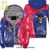 Buffalo Bills Hip Hop Skull New Fashion Full Printed Unisex Fleece Hoodie