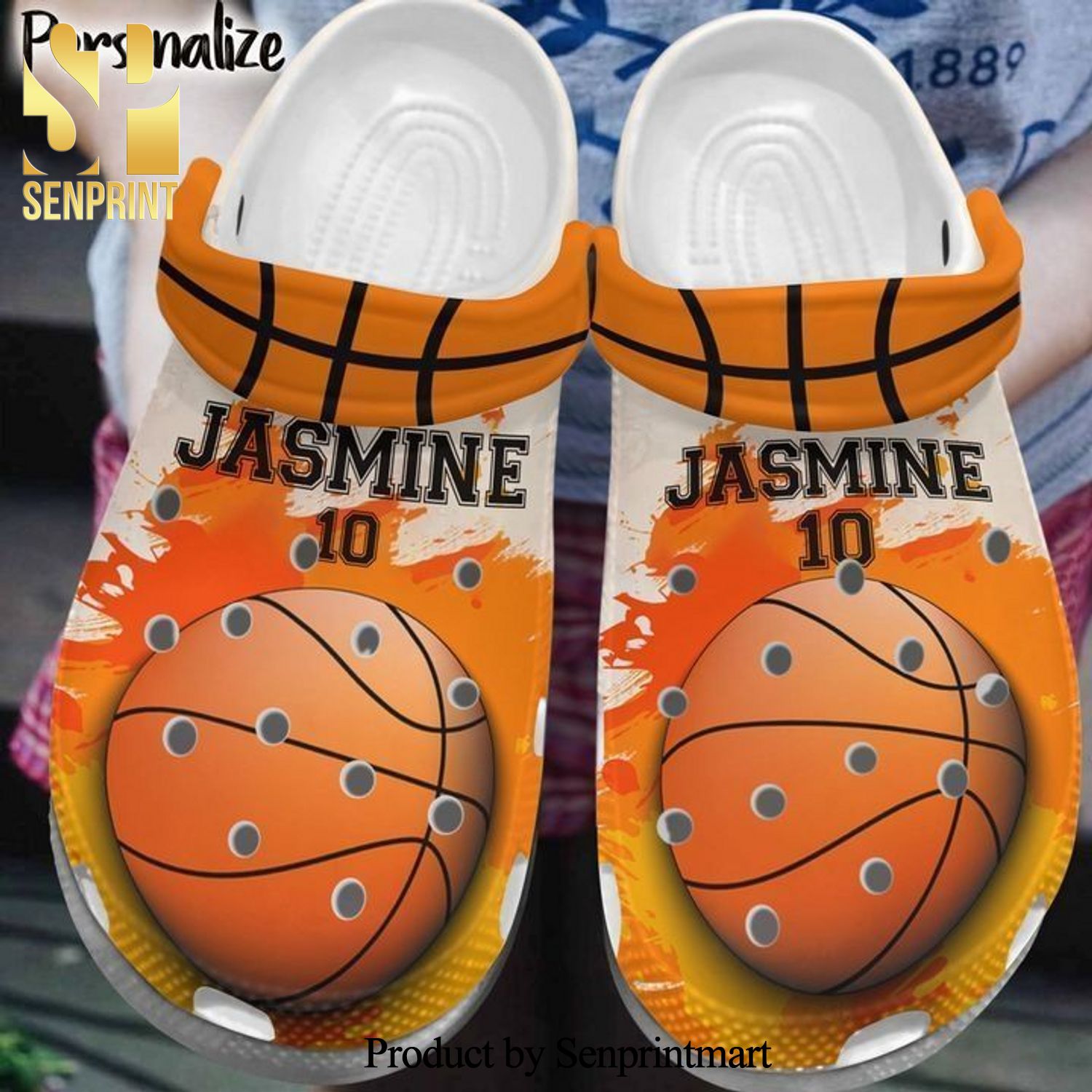 Personalized Basketball Gift For Fan Full Printing Classic Crocs Crocband Clog