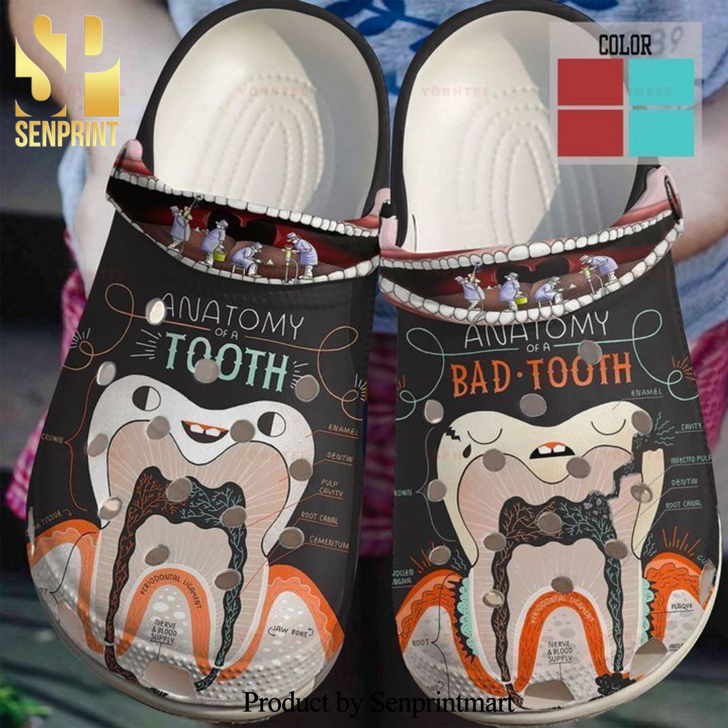 Personalized Dental Dentist Gift For Lover Hypebeast Fashion Crocs Crocband In Unisex Adult Shoes