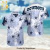 Dallas Cowboys Mickey Mouse Surfing On The Beach Full Printing Combo Hawaiian Shirt And Beach Shorts – Navy