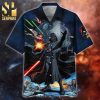 Darth Vader Star Wars Floral Pattern Full Printing Hawaiian Shirt