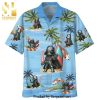 Darth Vader Summer Time Lightsaber Full Printing Hawaiian Shirt – Light Blue