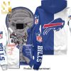 Buffalo Bills Number 17 Josh Allen Awesome Outfit Unisex Fleece Hoodie