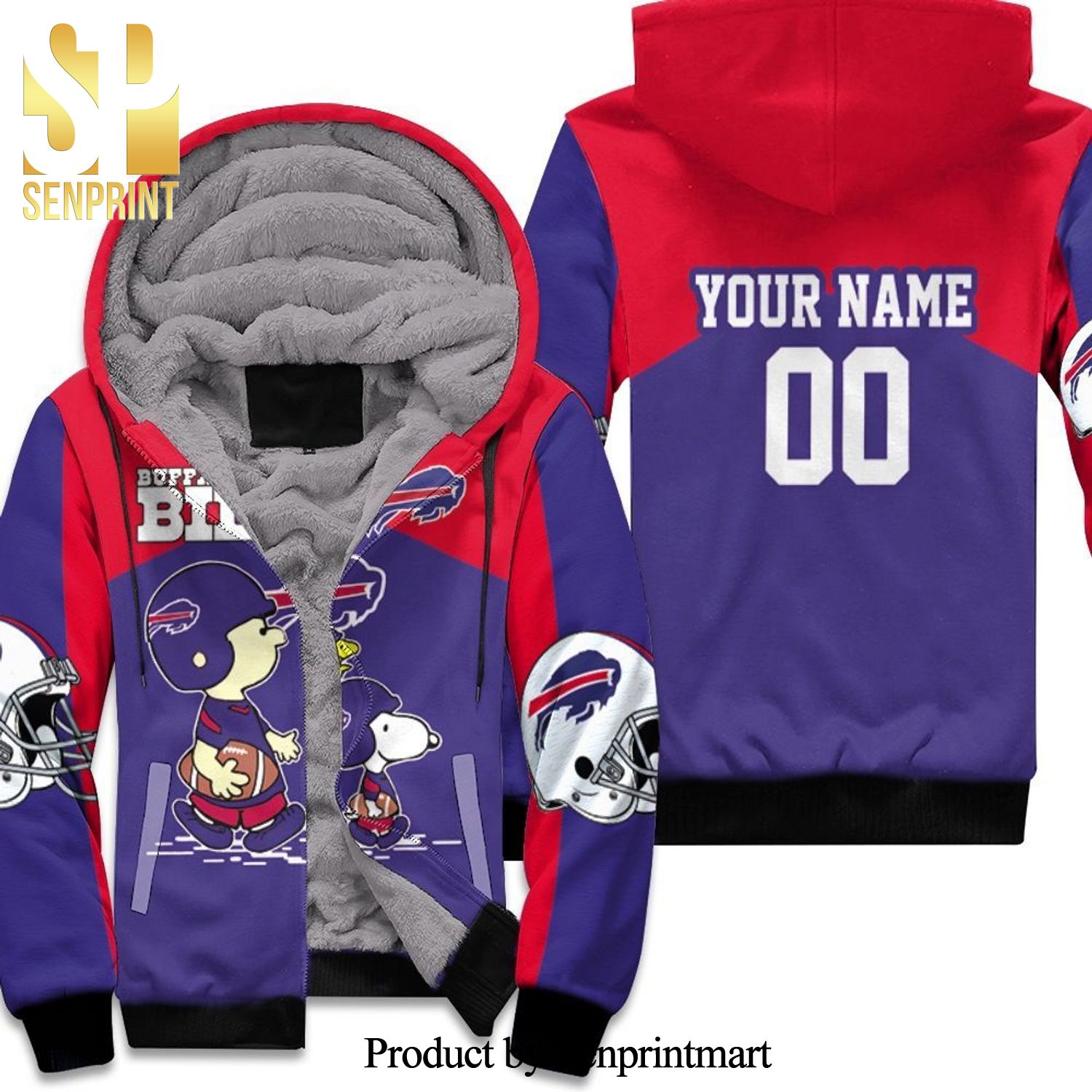 Buffalo Bills Snoopy Fan Now Any Forever 2020 Afc East Champions Personalized Best Combo Full Printing Unisex Fleece Hoodie