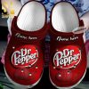 Personalized Name Dr Pepper Soda Pop Crocband Clogs Rubber Crocs Crocband Clog