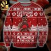 Tyson The Movie Michael Gerard Mike Tyson Less Talk Mo’hawk Knitted Ugly Christmas Sweater