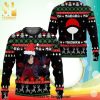 Uchiha Sasuke Emblem Anime Naruto Knitted Ugly Christmas Sweater