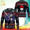 Uchiha Sasuke Naruto Shippuden Manga Anime Knitted Ugly Christmas Sweater