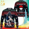 Uchiha Sharingan Anime Knitted Ugly Christmas Sweater Naruto Xmas Gift