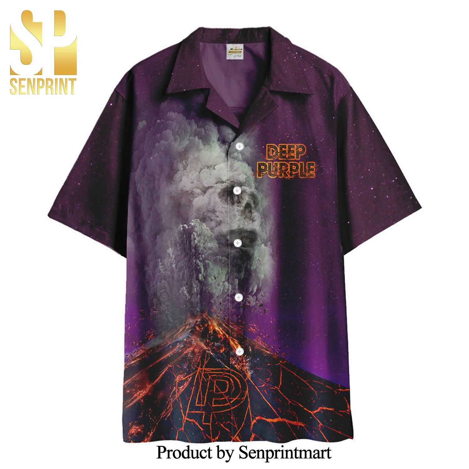 Deep Purple Hawaiian Beach Shirt – Trending