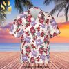 Deep Purple Rock Band And Logo Floral Pattern Full Printing Hawaiian Shirt