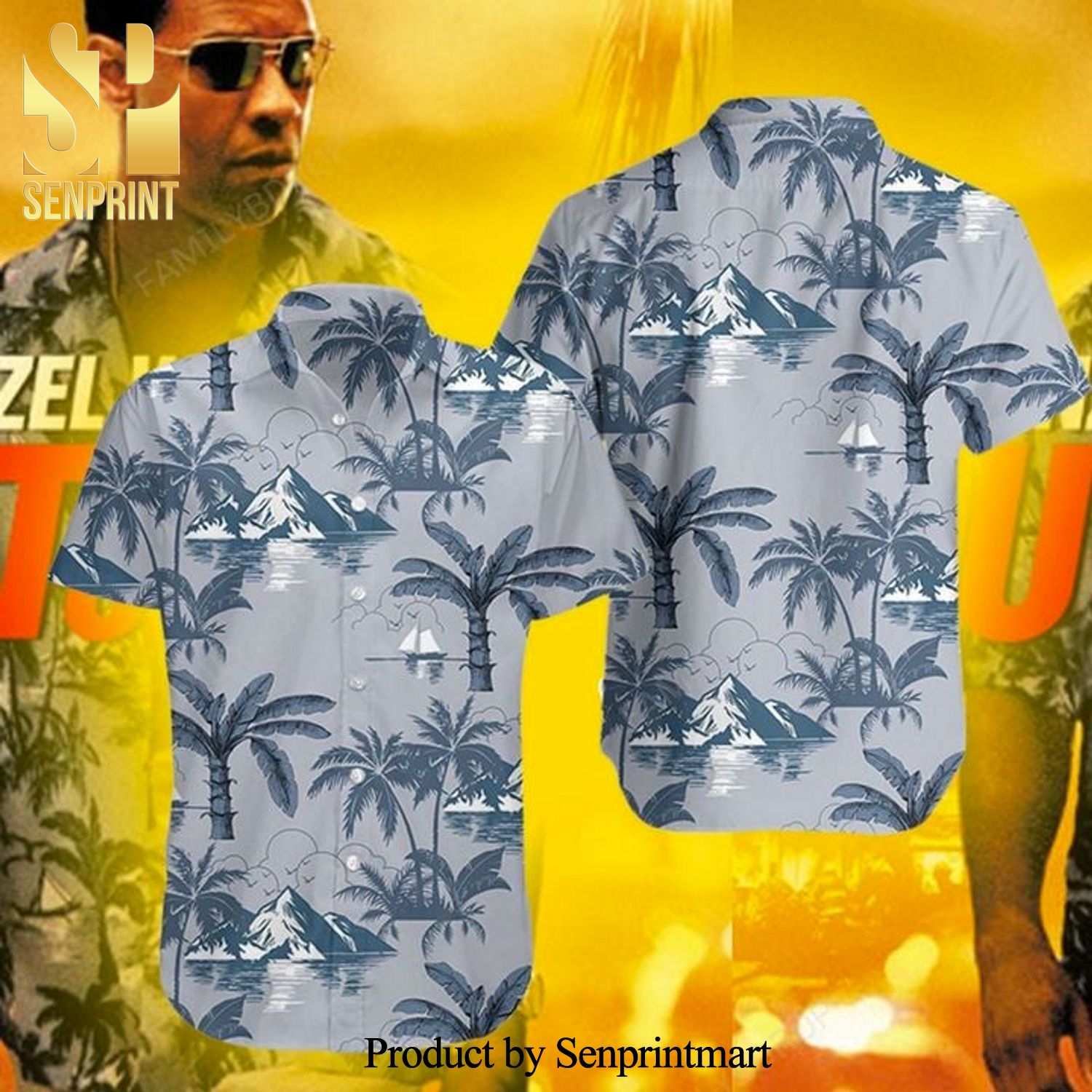 Denzel Washington’s Out Of Time Summer Hawaiian Beach Shirt