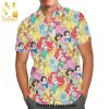 Disney Sidekicks Characters Cartoon Graphics Full Printing Hawaiian Shirt – Yellow