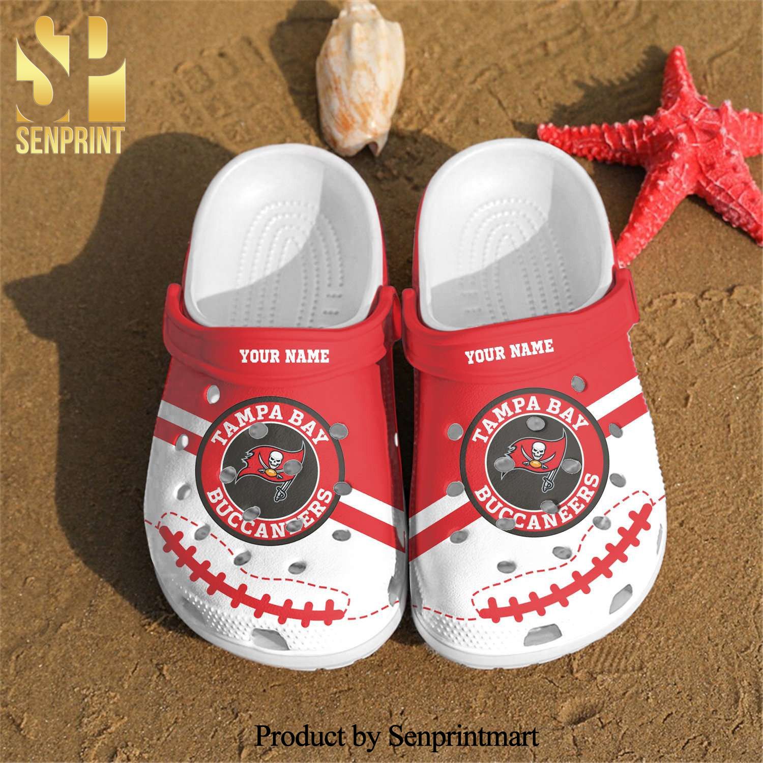 Personalized Tampa Bay Buccaneers Nfl Fans Street Style Crocs Classic