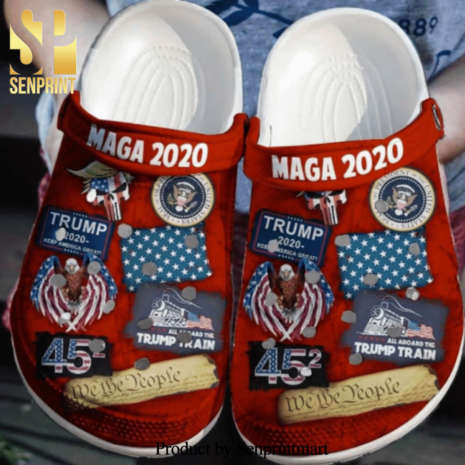 Personalized Year Donald Trump Ultra Maga The Return Of The Great Maga King Crocband Crocs