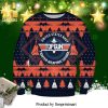 United State Marine Corps Green Knitted Ugly Christmas Sweater